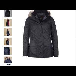 Barbour Winter Tartan Waxed Cotton Size 12 US